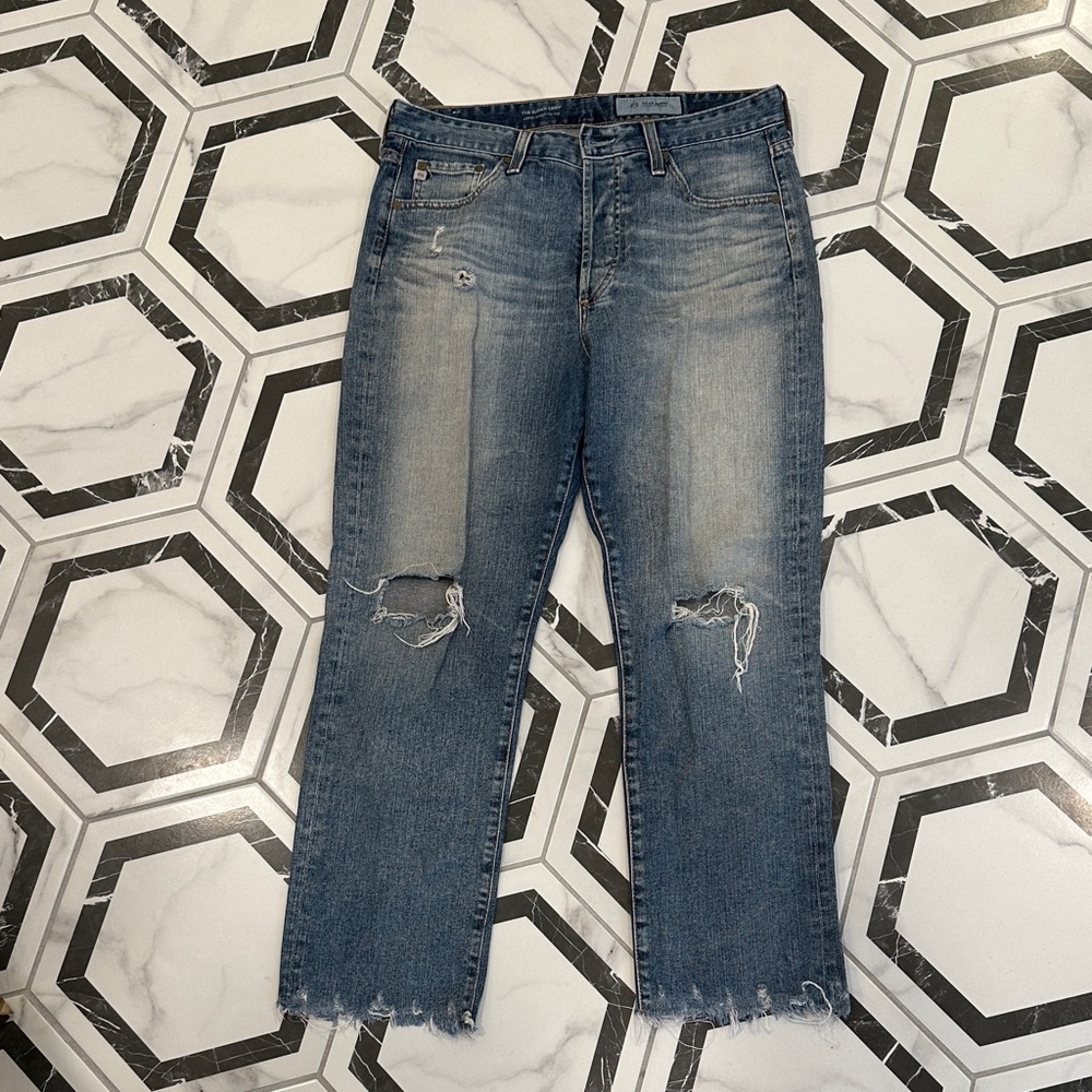AG Adriano Goldschmied The Sloan Crop vintage straight leg